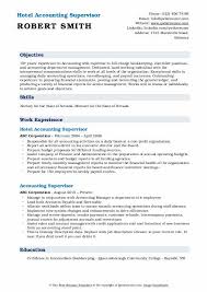 There are several accounting resume objective examples that you can use as reference sources. Accounting Supervisor Resume Samples Qwikresume