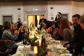 Designed to fit in unconventional spaces, from churches to construction sites, are dinner party experience is lively and unique where guests are invited to share meals while exploring the world in different ways. Secret Dinner Parties Disrupt Design
