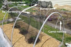 These diy sun shades can be moved to add backyard shade to different areas of the space as the sun moves. Vegetable Garden Shade Ideas