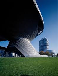Bmw Welt Monaco Di Baviera 2007 Coop Himmelb L Au Unique Buildings Architecture Famous Buildings