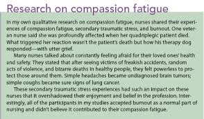 Compassion Fatigue Are You At Risk American Nurse Today