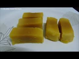 Give your kids a healthy dessert with this sweet pongal recipe. Mysore Pak Recipe Mysore Pak Sweet In Tamil Diwali Sweets Recipe Sweet Recipes Diwali Sweets Recipe Snack Recipes