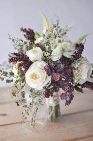 Winter Wedding Bouquet Cream Burgundy Bouquet Mini Ivy Etsy Winter Wedding Bouquet Country Wedding Bouquets Diy Wedding Bouquet Fake Flowers
