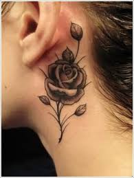 A tattoo behind the ear is usually small, but it really depends on what's the meaning. 160 Beautiful Rose Tattoos Meanings Ultimate Guide June 2021