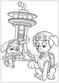 When their latest scheme goes awry, mayor humdinger and his nephew harold accidentally divert a meteor towards adventure bay. Mighty Pups Coloring Pages Coloring Home