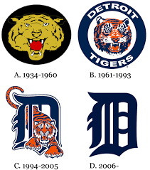 Tiger Logos Through The Years My Favorite Is B Detroit Tigers Detroit Tiger Logo