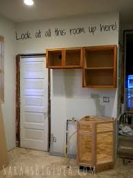 Stacked cabinets also go a long way towards increasing your ceiling height. Making Kitchen Cabinets Taller Sarah S Big Idea