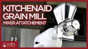 I've included videos for each of the attachments so you can see them in action. Kitchenaid Grain Mill Mixer Attachment Youtube