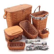 Maybe you would like to learn more about one of these? Lot Art Longaberger Handwoven Maple Magazine Holder Wall Pocket Recipe Box And More
