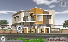 Simple Modern House With 3d Front Elevation Design 45 2 Storey Home Kerala House Design Simple House Design Small House Design
