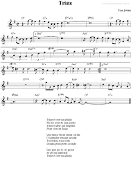 V�deos de clipes musicais com m�sicas do seriado chaves para voc� ouvir e assistir. Super Partituras Triste V 2 Tom Jobim Sem Cifra