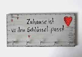 Schlusselaufbewahrung Schlusselbrett Holz Hakenleiste Shabby 3 D Herz Key Storage Craft Shop Novelty Sign