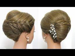 French Roll Hairstyle Updo For Long Hair Tutorial Youtube French Roll Hairstyle Long Hair Updo Roll Hairstyle