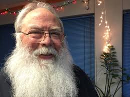 Davisville, Dec. 17, 2018: Doug Hatton is one of the Santas of Davis