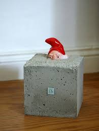Elbmari Gartenzwerg Concrete Crafts Cement Crafts Cement Diy
