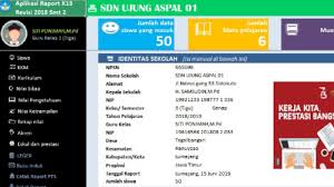 Raport k13 smp semester genap. Aplikasi Raport Kelas 3 Semester 2 K13 Revisi 2020 Sdn Sobang 1