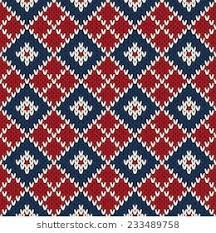 Seamless Knitted Background Desenler Orgu Modelleri Mozaik