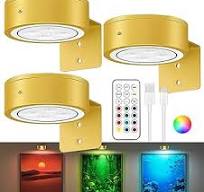 3-Pack Picture Lights for Wall, 13 RGB Color Changing Led ...