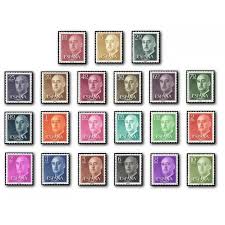 1955 Sellos de España (1143/63). General Franco.
