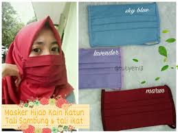 Masker Kain Masker Hijab Kerudung Jilbab Masker Wajah Tali Sambung Tom Depok Lazada Indonesia Kamu bisa menemukan penjual masker hijab dari seluruh indonesia yang terdekat dari lokasi & wilayah kamu. masker kain masker hijab kerudung jilbab masker wajah tali sambung tom depok