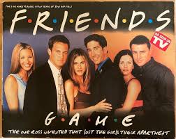 With jennifer aniston, courteney cox, lisa kudrow, matt leblanc. Board Game Retro The One With The Super Cringe Friends Board Game Bell Of Lost Souls