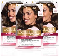 Make the switch to excellence crème by l'oréal paris to find your perfect shade. L Oreal Paris Excellence Creme Brown Permanent Hair Dye Up To 100 Grey Hair Coverage Natural Looking Hair Colour Result Blonde Hair Dye Natural Brown Pack Of 3 Amazon Co Uk Beauty