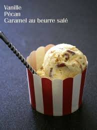 Recette De Glace Vanille Pecan Macadamia Et Caramel Au Beurre Sale Recette Recette Glace Glace Vanille Recette Glace Vanille