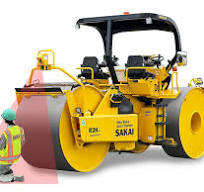 SAKAI R2H-4 Static Three Wheel Roller with Guardman