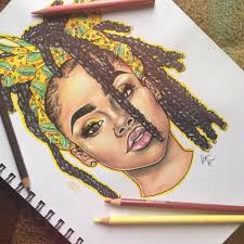 Rnessa Drawings Pinterest Jadearianna Insta Jade Arianne Afro Art Black Love Art Black Art Pictures