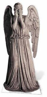 It took me a while to assure myself it was only resin. Weeping Angel Doctor Who Lifesize Cardboard Cutout Ebay