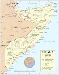 Blaue karte von afrika mit flagge vor. Somali Halbinsel Wikipedia