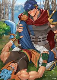 ike and ranulf (fire emblem and 2 more) drawn by suyohara | Danbooru