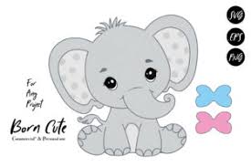 Download Boy Girl Elephant Png Eps Svg Bowtie Graphic By Adlydigital Creative Fabrica