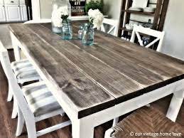 Get the free plans from the link below and visit the tutorial for the complete instructions. Diy Dining Room Table With 2 8 Boards 4 75 Each For 31 00 From Lowes This Is The Coolest Website I Agree If Y Diy Dining Room Table Diy Dining Room Home