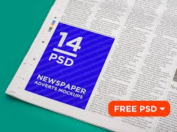 Download Newspaper Advertising Mockup Mockup World