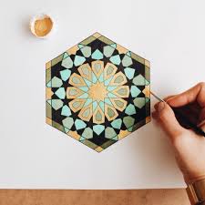 1 152 Begenme 16 Yorum Instagram Da Ketumserhatun Dus Sokagi Sakinleri Sevdan Bir Ates Biraz Da Surama Geometri Tezhip Geometri Temel Sanat