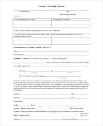 Free Printable Guardianship Forms Power Of Attorney Form Guardianship Legal Guardianship