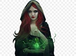 Black hair looks great highlighted every color, giving contrast to pop against. Witchcraft Boszorkany Magic Werewolf Red Hair Png 543x600px Witchcraft Art Black Hair Curse Fantasy Download Free