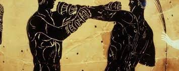 The flame burns for the duration of the olympics, and its extinquishing marks their closing. The Bloody Deadly Heavy Fights Of Ancient Greece