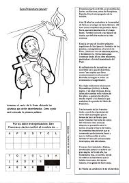 El Rincon De Las Melli Breve Historia De San Francisco Javier Con Juego San Francisco De Asis San Francisco Javier Francisco De Asis