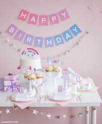 See unicorn eyelashes stock video clips. Diy Printable Unicorn Party Decor Everything You Need