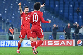 Here's what it should look like, based on sportbuzzer's description: Video Leroy Sane Scores Tap In Goal To Give Bayern Munich A Commanding 3 0 Champions League Lead Over Lazio The Laziali