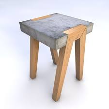 Concrete Stool Side Table Betonnen Stoel Bijzettafel Mobel Aus Beton Holzdesign Dekor