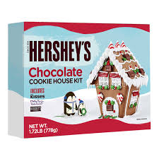 These gingerbread cookies are easy to make with whole wheat flour, molasses and coconut oil. Hershey S Chocolate Holiday Cookie House Kit
