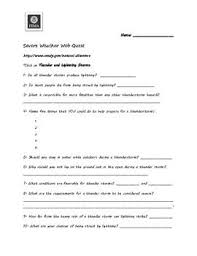 Weather Web Quest Weather Unit Severe Weather Earth Science