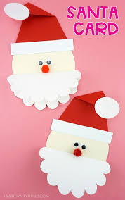Cute Santa Card Santa Card Christmas Cards Kids Unique Christmas Cards