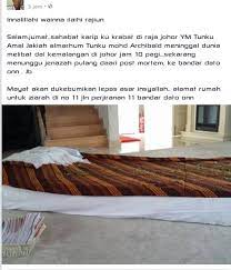 Tunku amal jakiah archibald was born to tunku muhammad archibald tunku ahmad and zarina abdullah. Kerabat Johor Maut Kemalangan Daily Traffic Report Facebook
