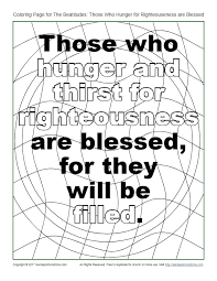Halloween coloring pages thanksgiving coloring pages color by number worksheets color by numbber addition worksheets. Hunger And Thirst Beatitudes Coloring Page On Sunday School Zone