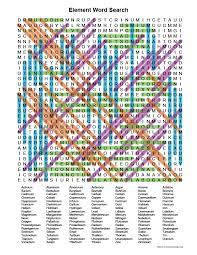 Puzzles are 100% free to play and work on desktop pc, mac, mobile and tablet. Element Word Search Activity