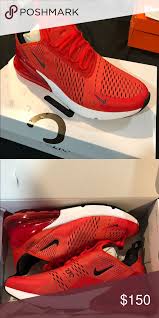 Nwt Men S Nike Airmax 270 Fresh Out The Box And Never Worn Red Men Airmax 270 Nike Shoes Sneakers Nike Air Max Nike Nike Men